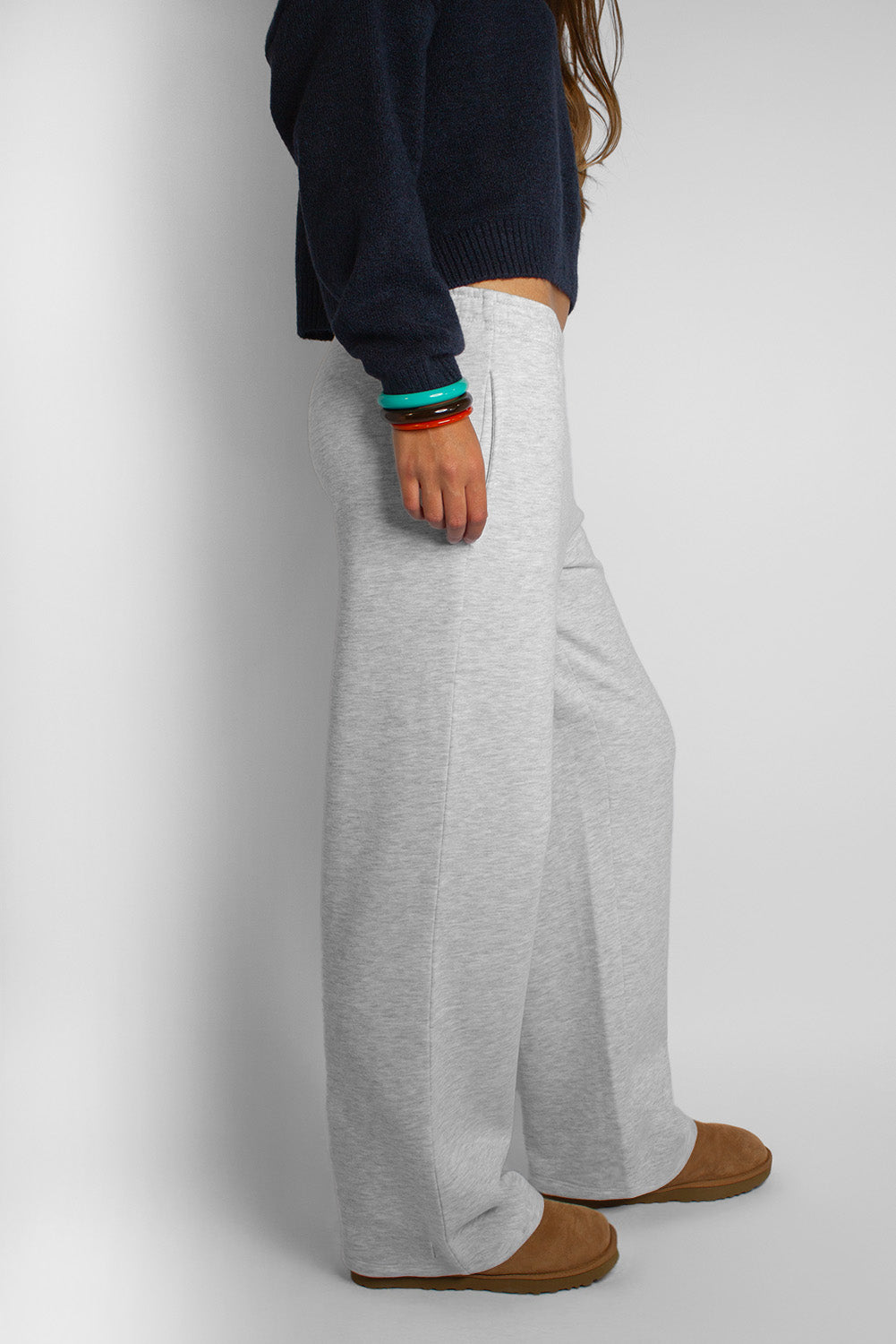 Subdued Signature - Wide-leg sweatpants