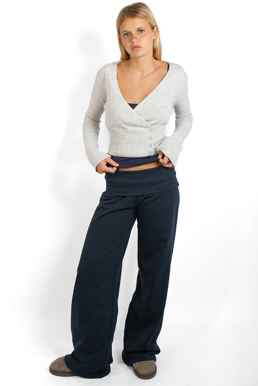 Subdued Best Price - Wide-leg joggers with turn-up