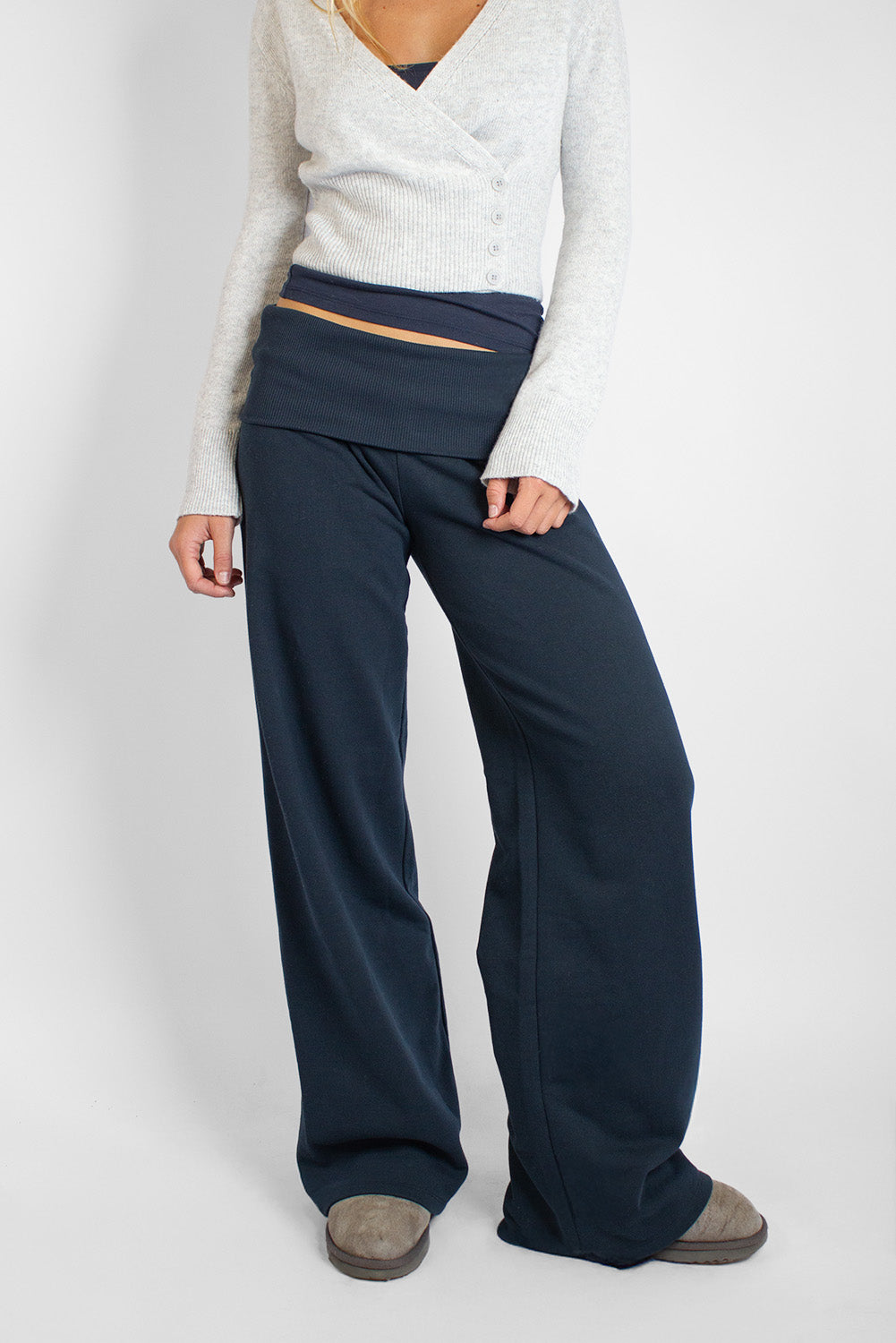 Subdued Best Price - Wide-leg joggers with turn-up