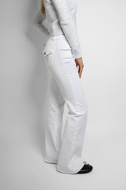 Subdued Deals - Low-waist flared jeans with pockets with wings