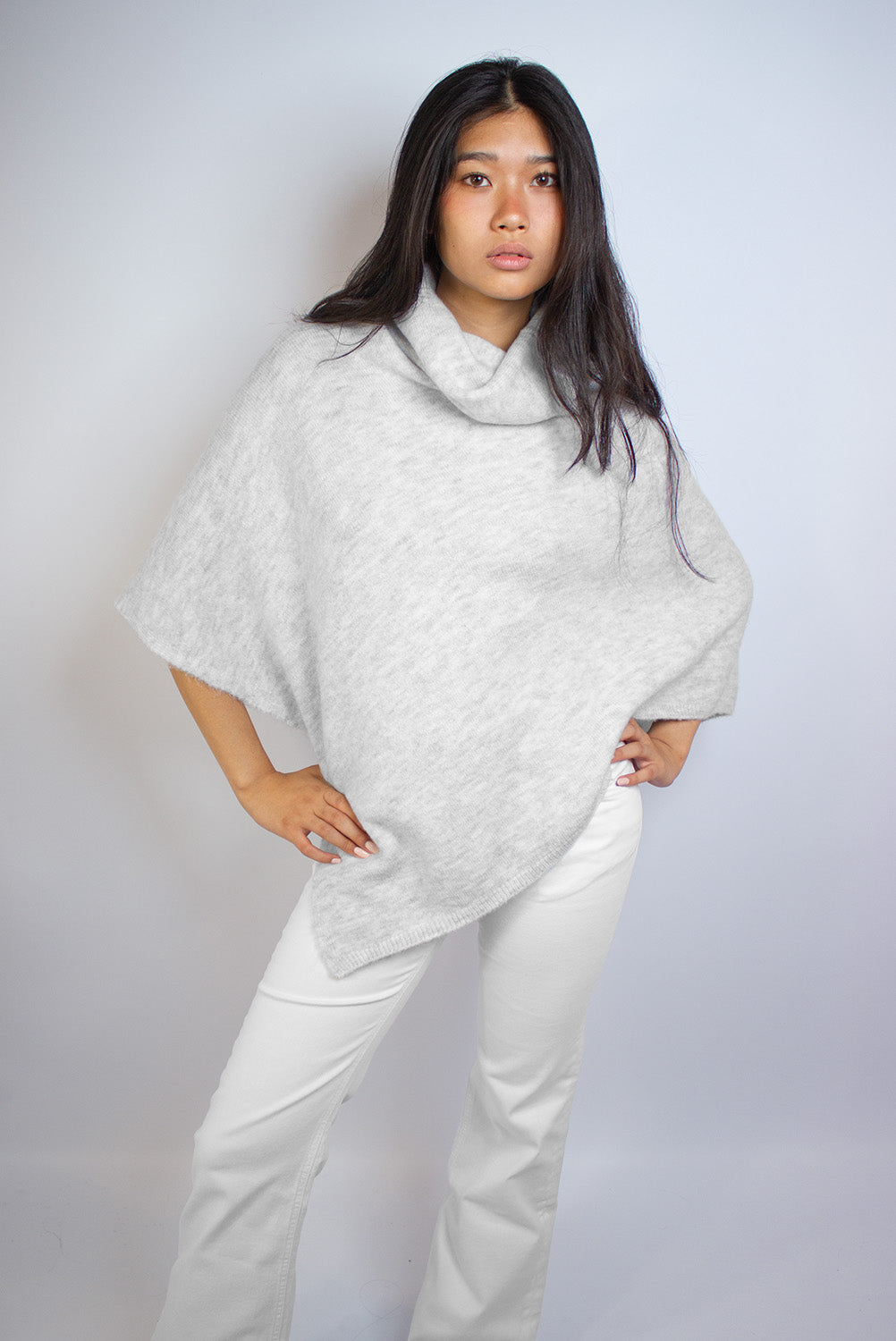 Subdued Great Value - High-neck poncho