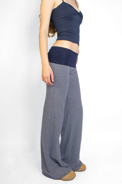 Subdued Value - Wide-leg pants with cuffs