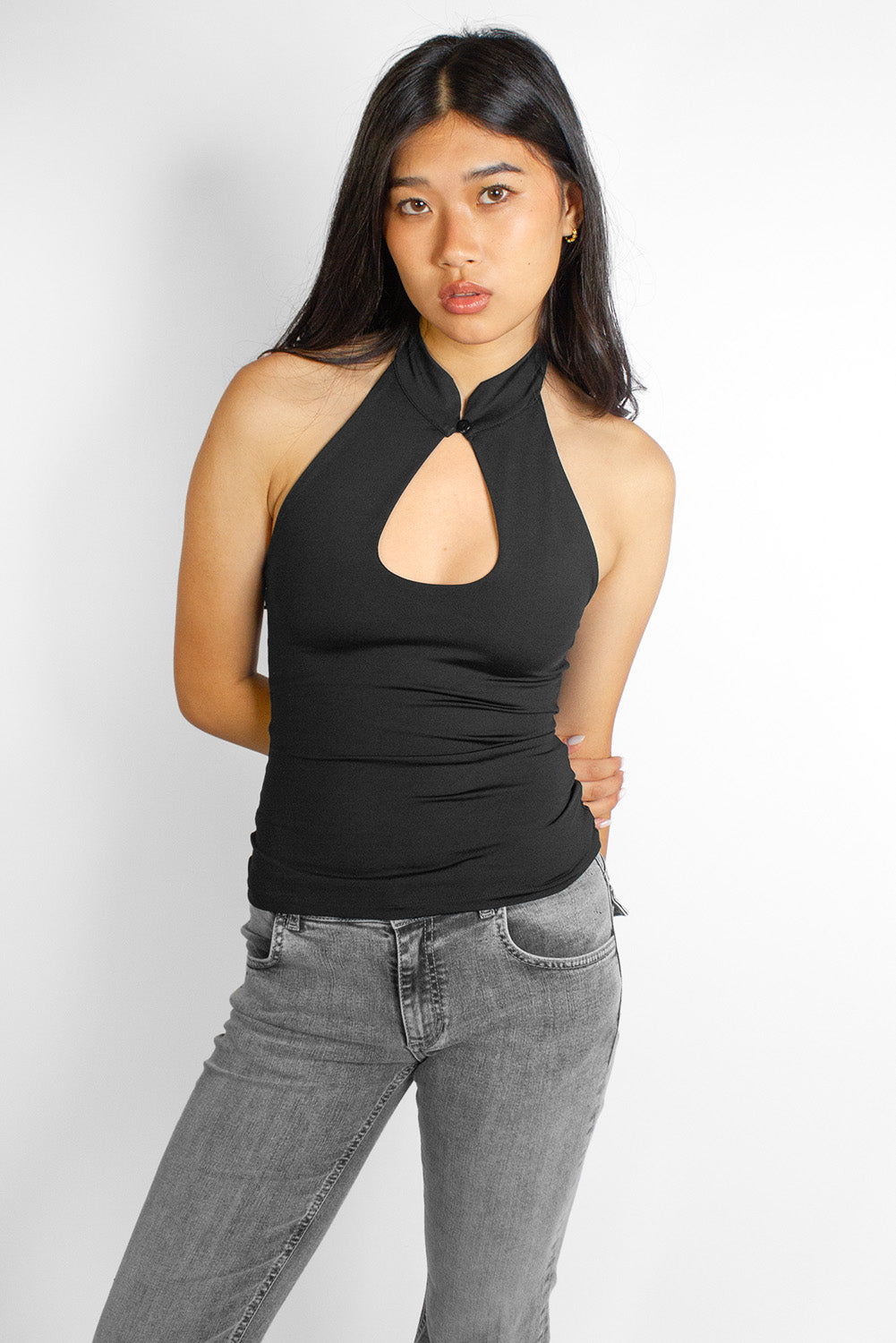 Subdued Everyday - Tank top with teardrop detail