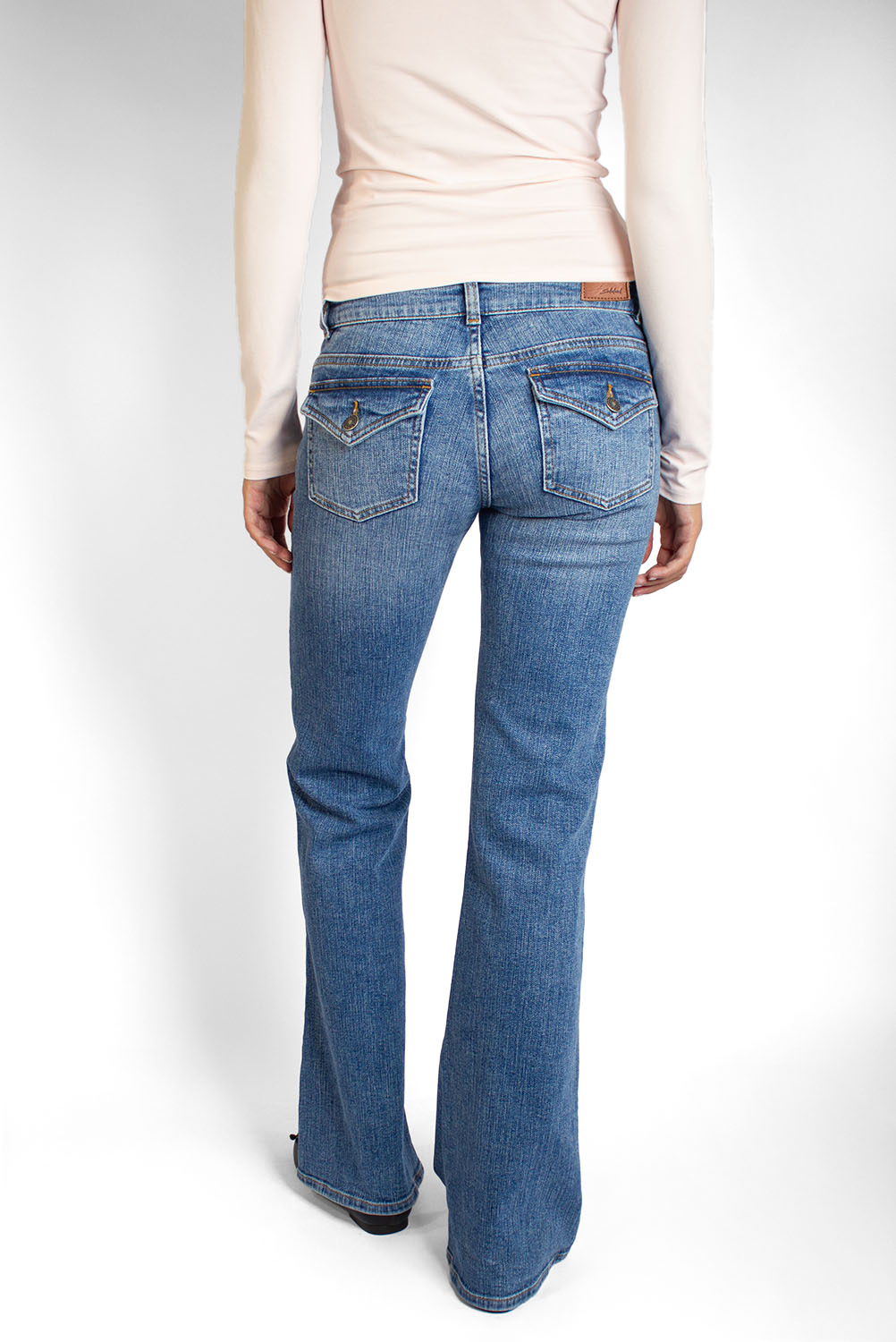 Subdued Sale - Low-Waist Flared Jeans