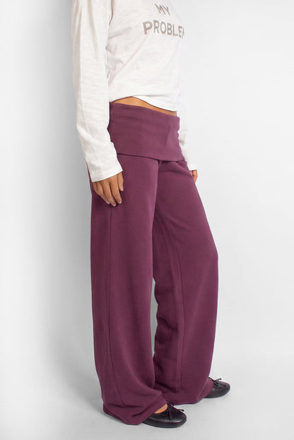 Subdued Best Seller - Wide-leg joggers with turn-up